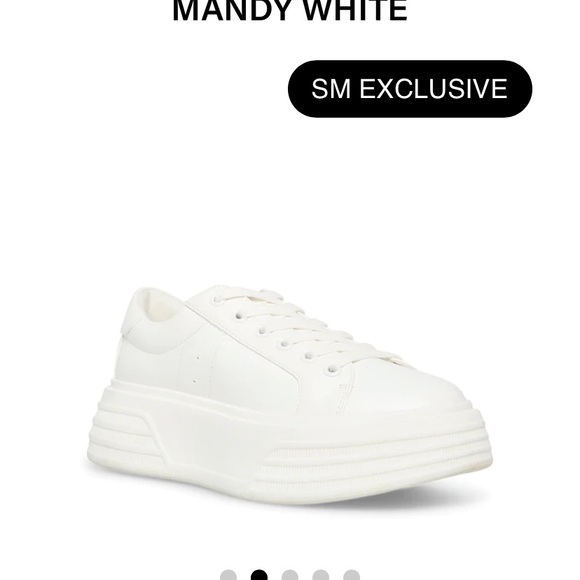 Steve Madden Shoes - STEVE MADDEN MANDY WHITE PLATFORM SNEAKER